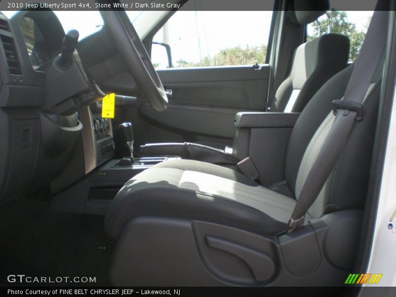 Stone White / Dark Slate Gray 2010 Jeep Liberty Sport 4x4