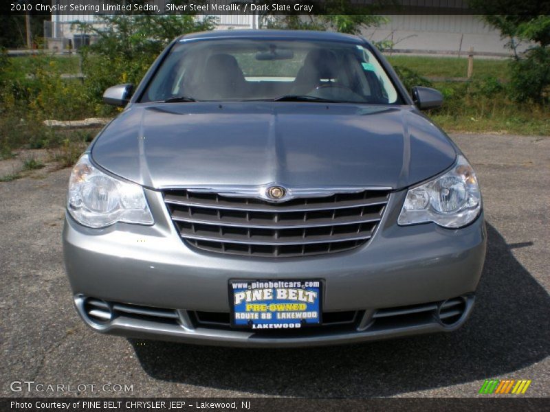 Silver Steel Metallic / Dark Slate Gray 2010 Chrysler Sebring Limited Sedan
