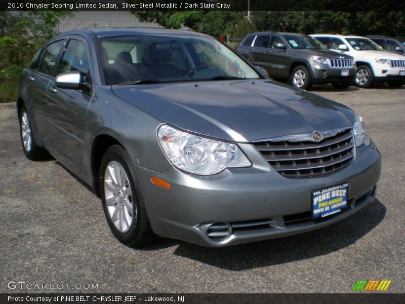 Silver Steel Metallic / Dark Slate Gray 2010 Chrysler Sebring Limited Sedan