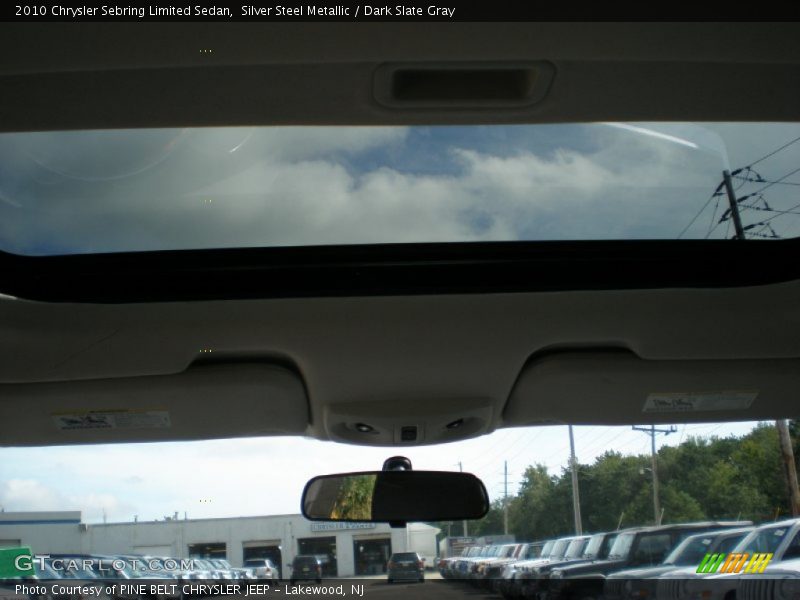 Silver Steel Metallic / Dark Slate Gray 2010 Chrysler Sebring Limited Sedan