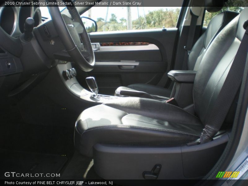 Silver Steel Metallic / Dark Slate Gray 2010 Chrysler Sebring Limited Sedan