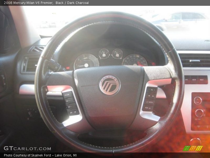 Black / Dark Charcoal 2008 Mercury Milan V6 Premier