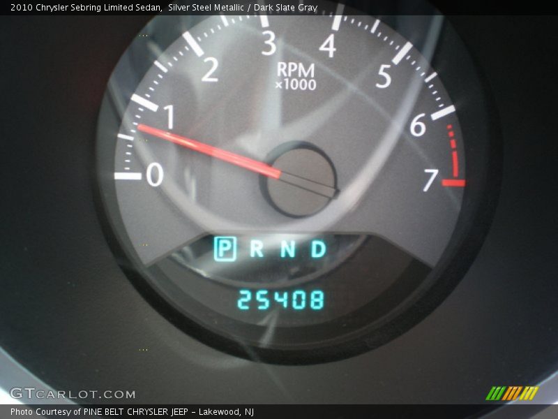 Silver Steel Metallic / Dark Slate Gray 2010 Chrysler Sebring Limited Sedan