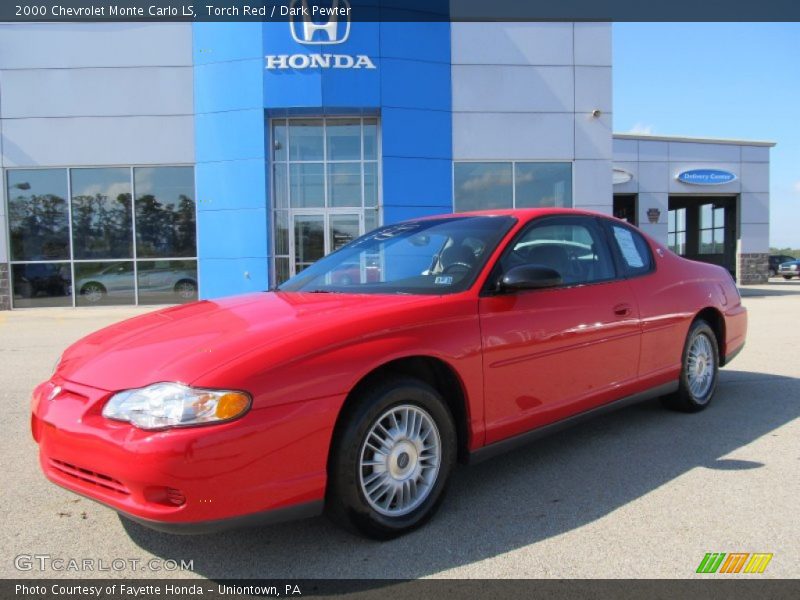 Torch Red / Dark Pewter 2000 Chevrolet Monte Carlo LS