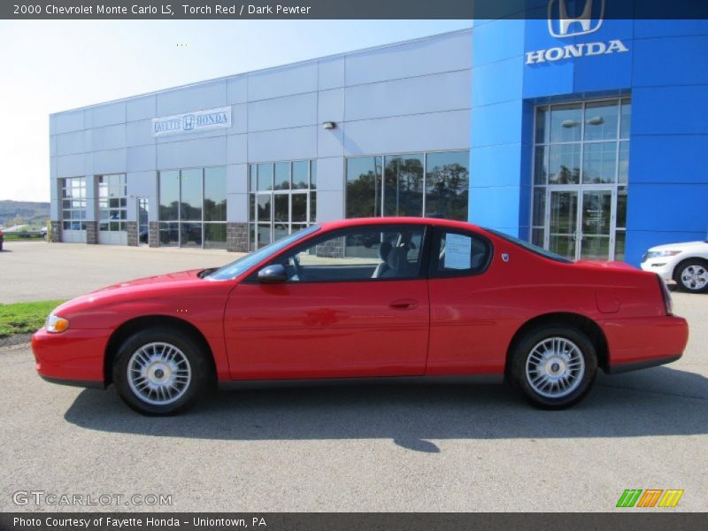 Torch Red / Dark Pewter 2000 Chevrolet Monte Carlo LS