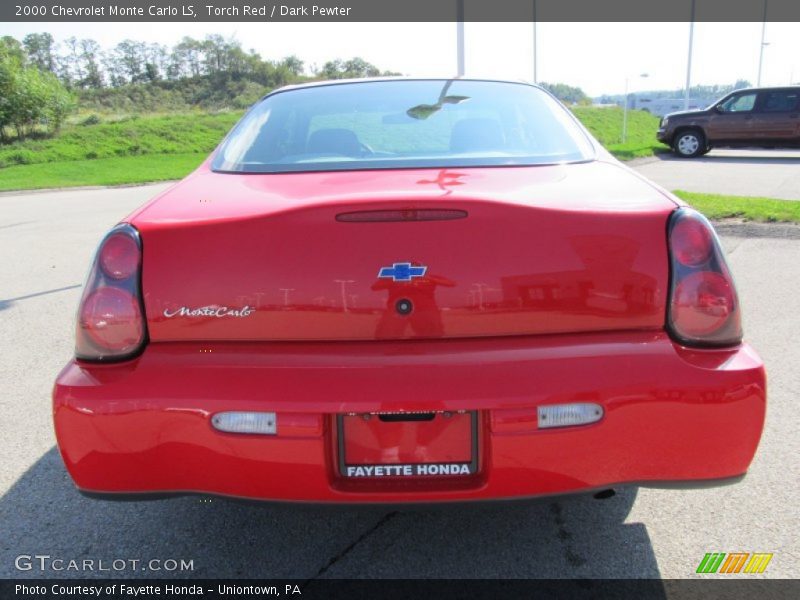 Torch Red / Dark Pewter 2000 Chevrolet Monte Carlo LS
