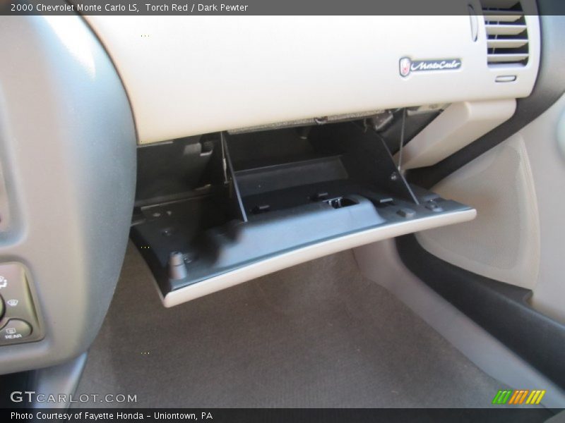 Torch Red / Dark Pewter 2000 Chevrolet Monte Carlo LS