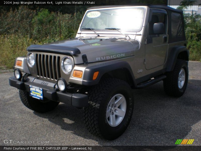 Light Khaki Metallic / Khaki 2004 Jeep Wrangler Rubicon 4x4