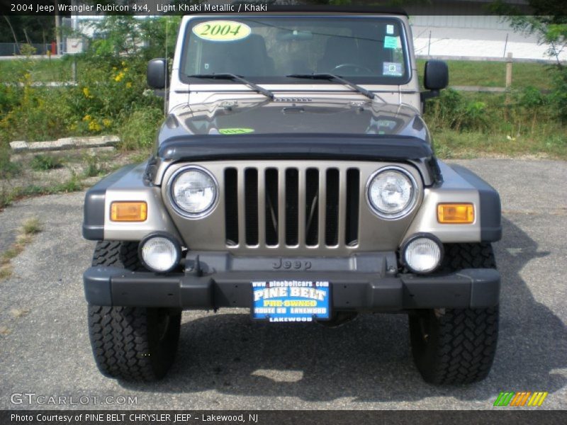 Light Khaki Metallic / Khaki 2004 Jeep Wrangler Rubicon 4x4