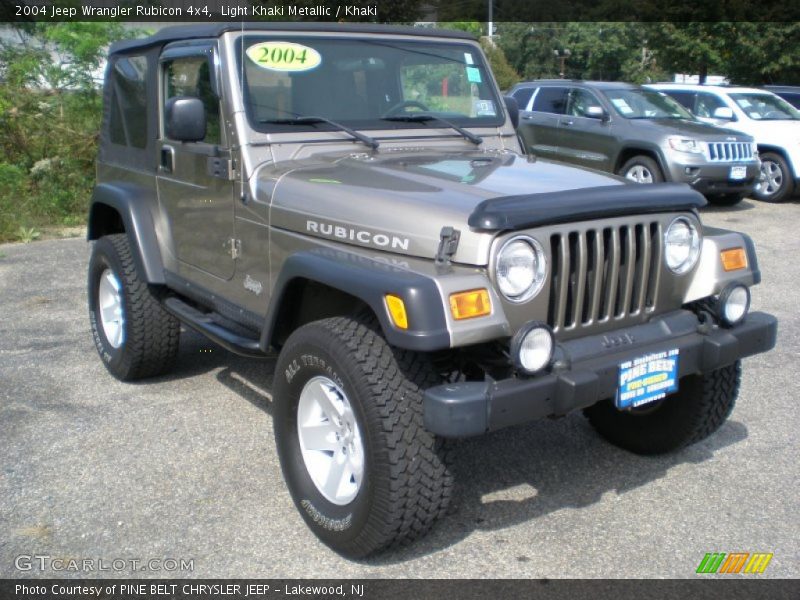 Light Khaki Metallic / Khaki 2004 Jeep Wrangler Rubicon 4x4