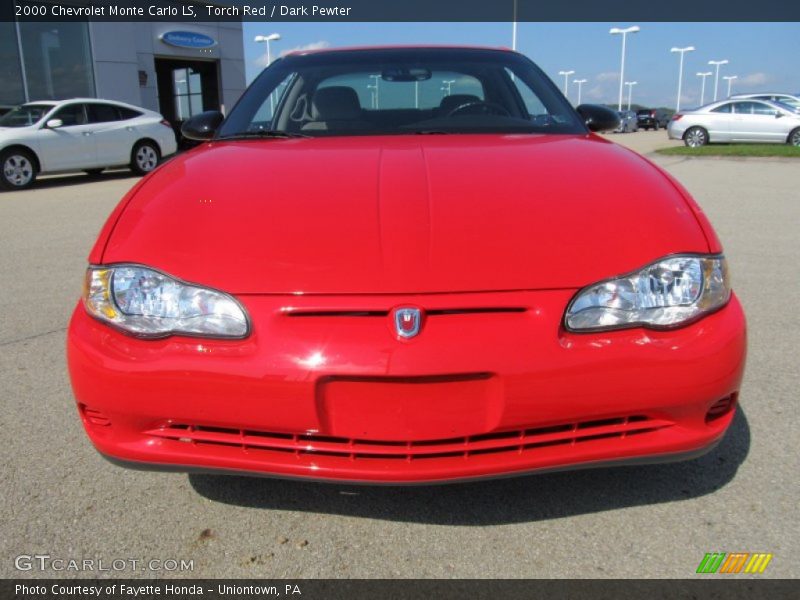 Torch Red / Dark Pewter 2000 Chevrolet Monte Carlo LS
