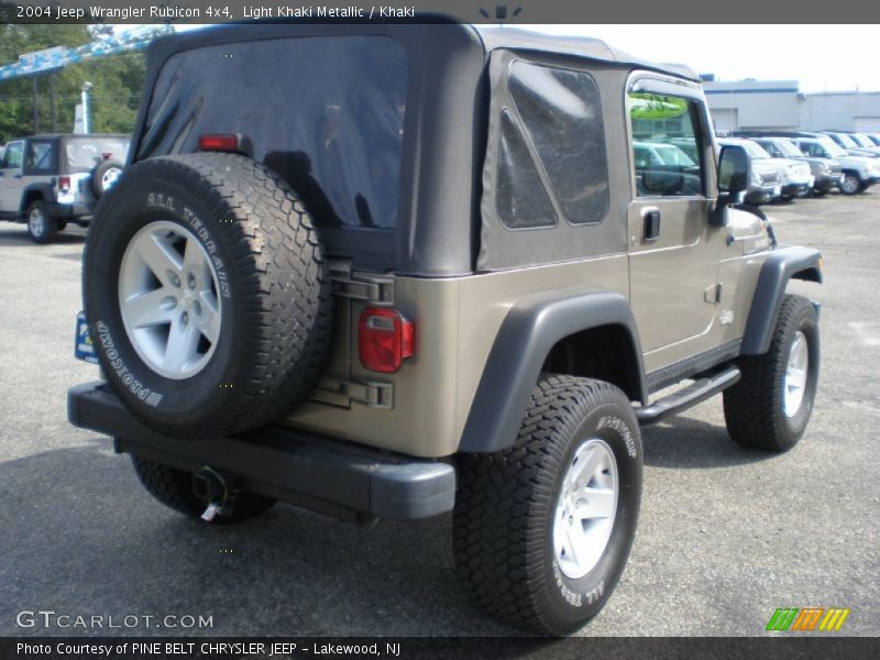 Light Khaki Metallic / Khaki 2004 Jeep Wrangler Rubicon 4x4