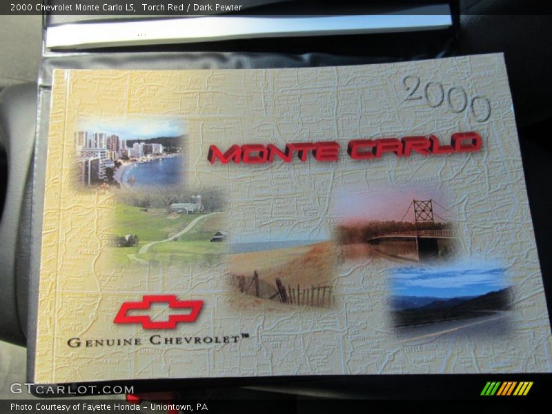 Books/Manuals of 2000 Monte Carlo LS