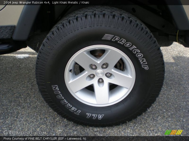 Light Khaki Metallic / Khaki 2004 Jeep Wrangler Rubicon 4x4
