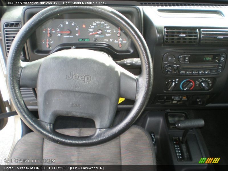 Light Khaki Metallic / Khaki 2004 Jeep Wrangler Rubicon 4x4