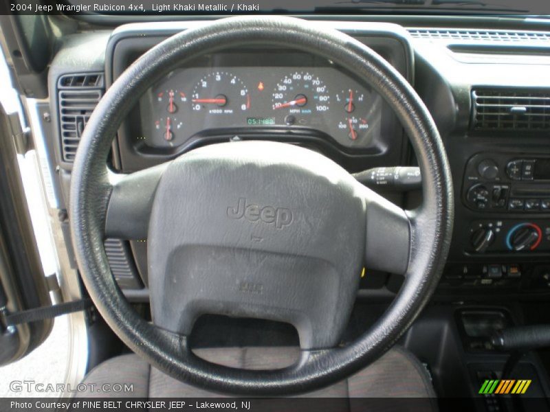 Light Khaki Metallic / Khaki 2004 Jeep Wrangler Rubicon 4x4