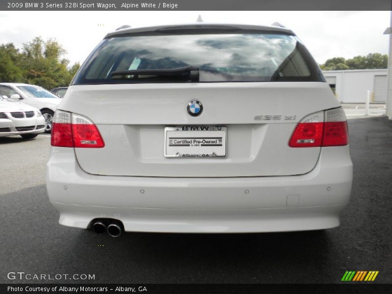 Alpine White / Beige 2009 BMW 3 Series 328i Sport Wagon