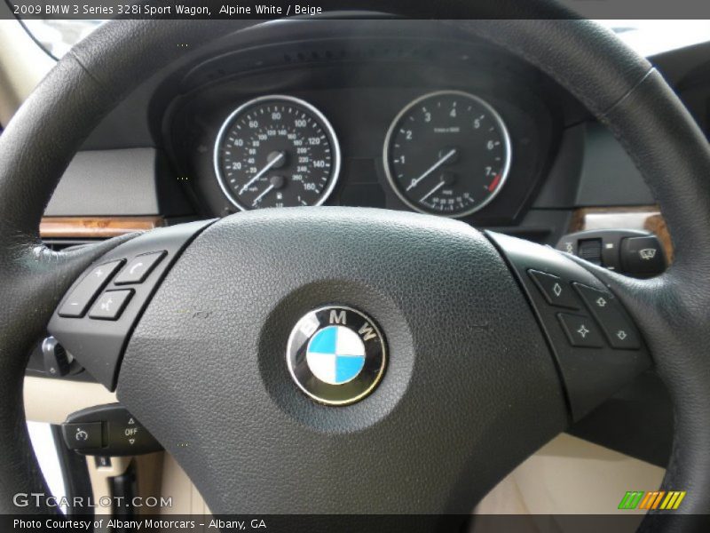 Alpine White / Beige 2009 BMW 3 Series 328i Sport Wagon