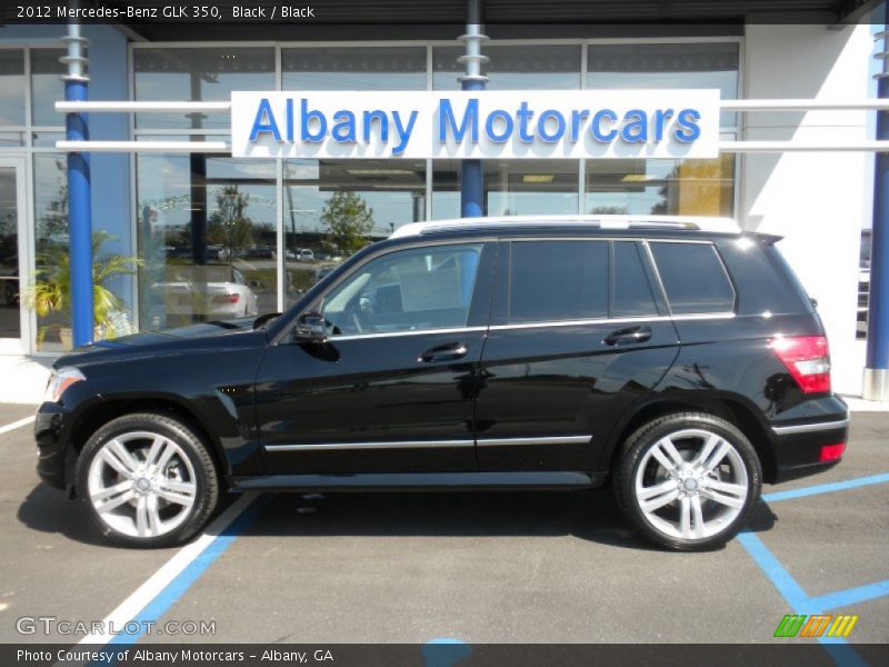 Black / Black 2012 Mercedes-Benz GLK 350