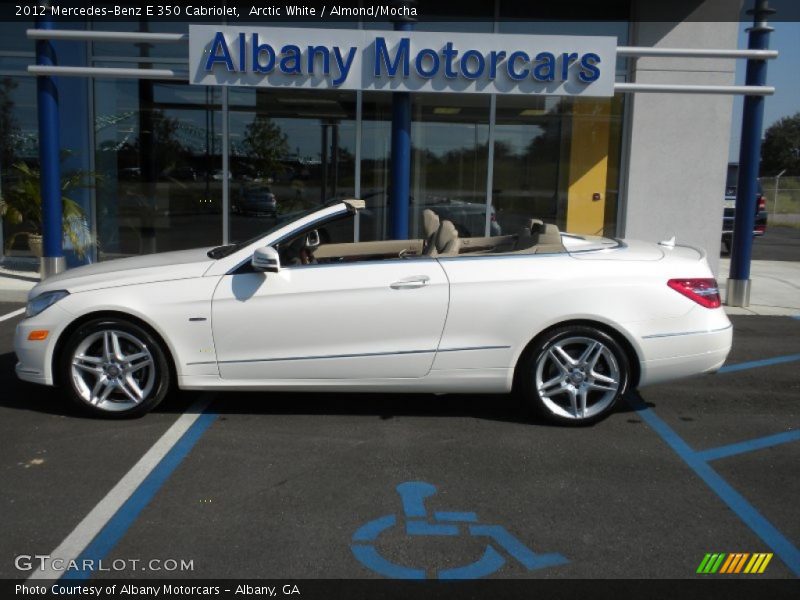 Arctic White / Almond/Mocha 2012 Mercedes-Benz E 350 Cabriolet