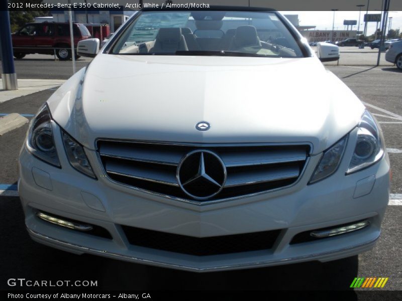 Arctic White / Almond/Mocha 2012 Mercedes-Benz E 350 Cabriolet