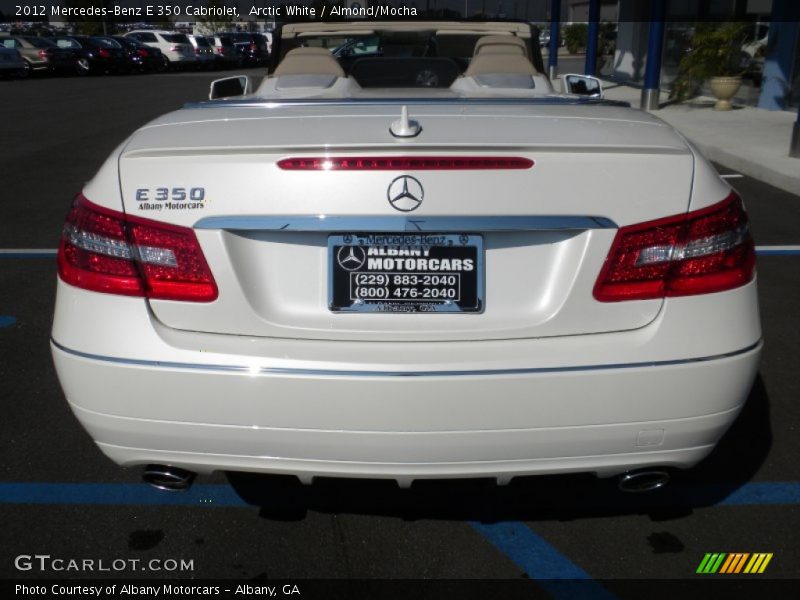 Arctic White / Almond/Mocha 2012 Mercedes-Benz E 350 Cabriolet