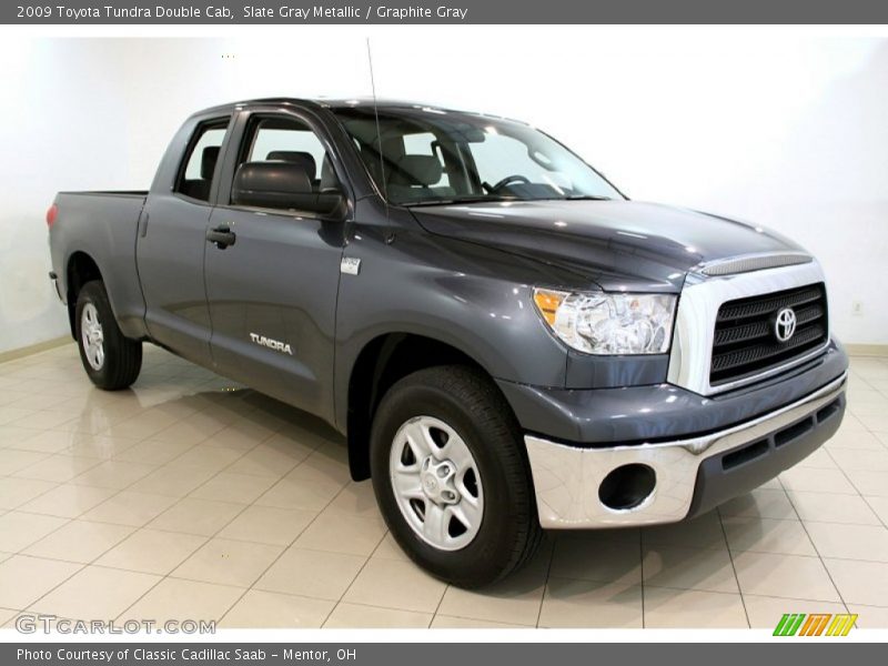 Slate Gray Metallic / Graphite Gray 2009 Toyota Tundra Double Cab