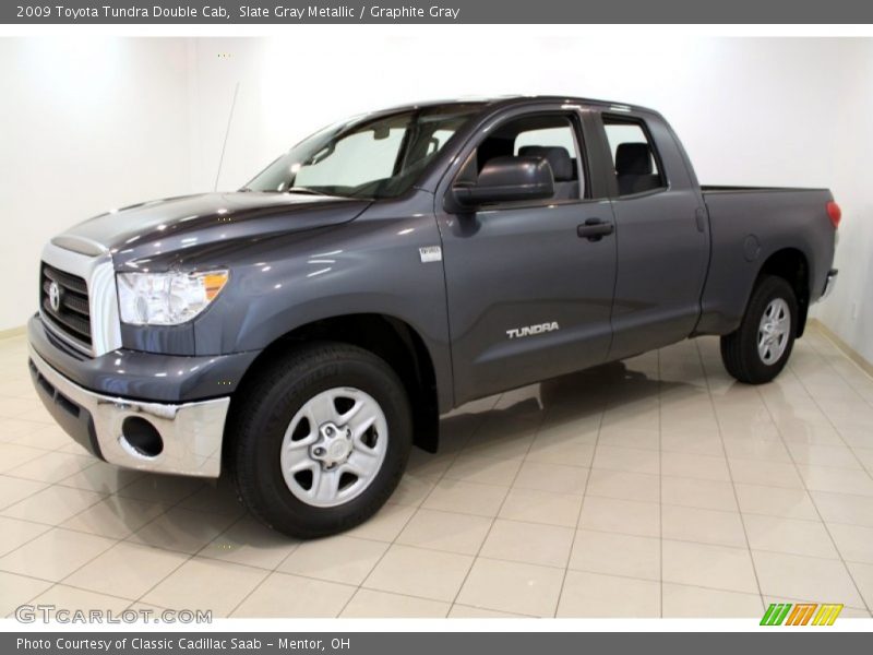 Slate Gray Metallic / Graphite Gray 2009 Toyota Tundra Double Cab