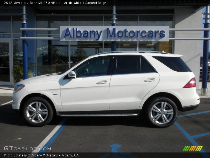 Arctic White / Almond Beige 2012 Mercedes-Benz ML 350 4Matic