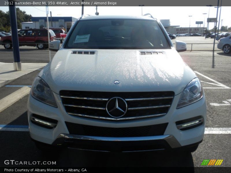 Arctic White / Almond Beige 2012 Mercedes-Benz ML 350 4Matic