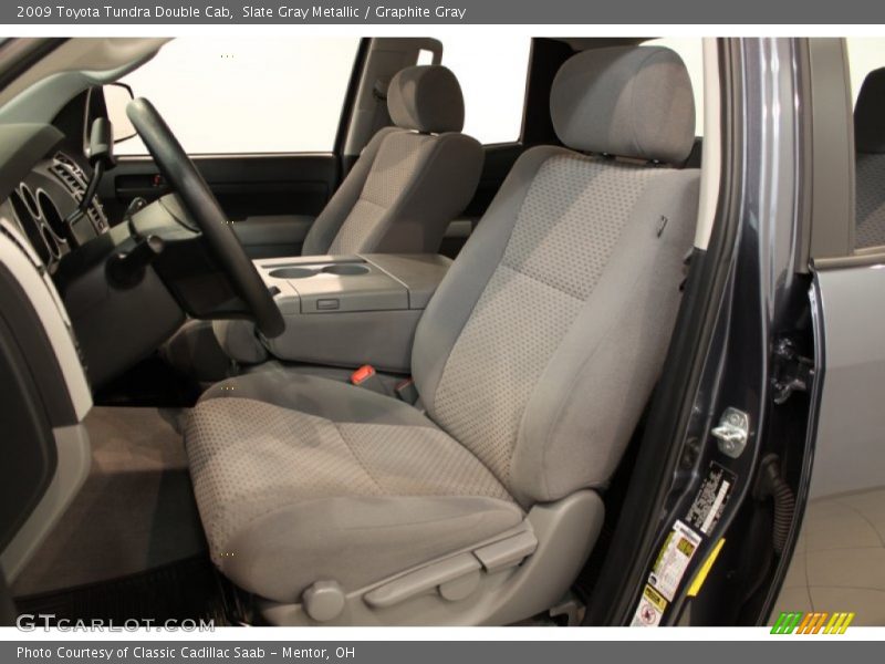 Slate Gray Metallic / Graphite Gray 2009 Toyota Tundra Double Cab