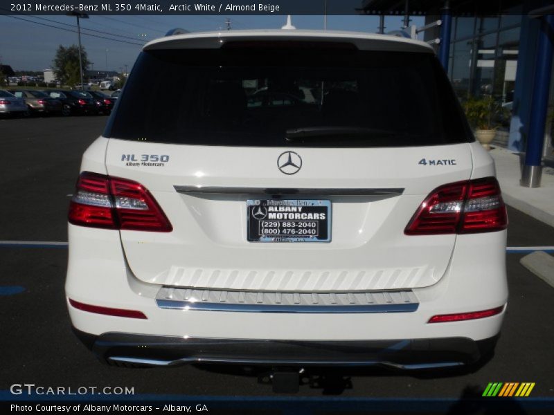 Arctic White / Almond Beige 2012 Mercedes-Benz ML 350 4Matic