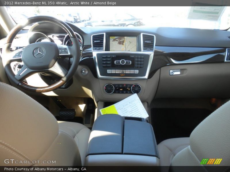 Arctic White / Almond Beige 2012 Mercedes-Benz ML 350 4Matic