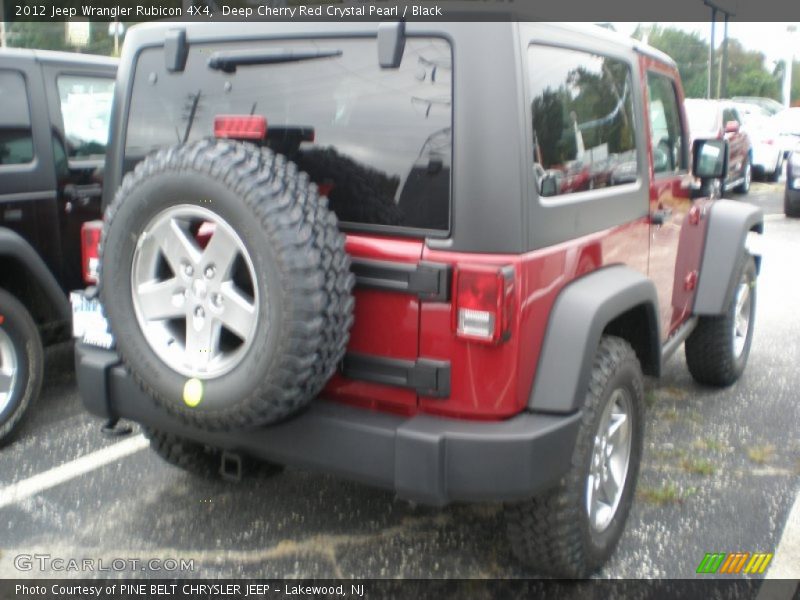 Deep Cherry Red Crystal Pearl / Black 2012 Jeep Wrangler Rubicon 4X4
