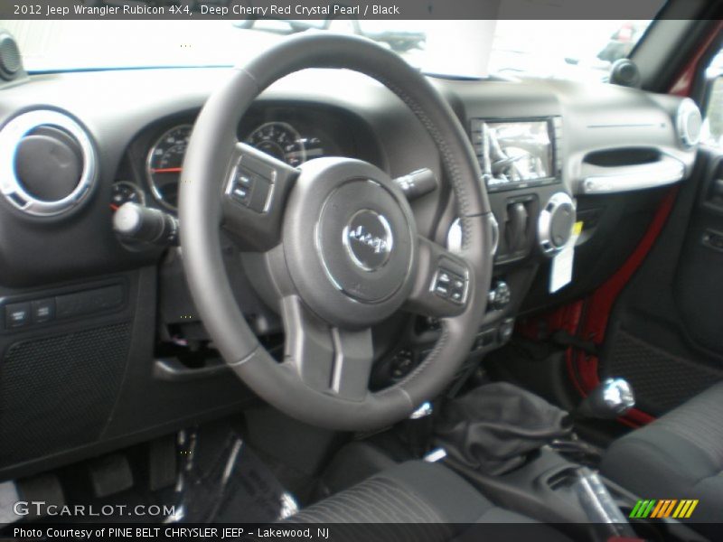 Deep Cherry Red Crystal Pearl / Black 2012 Jeep Wrangler Rubicon 4X4