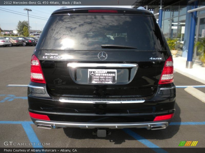 Black / Black 2012 Mercedes-Benz GL 450 4Matic