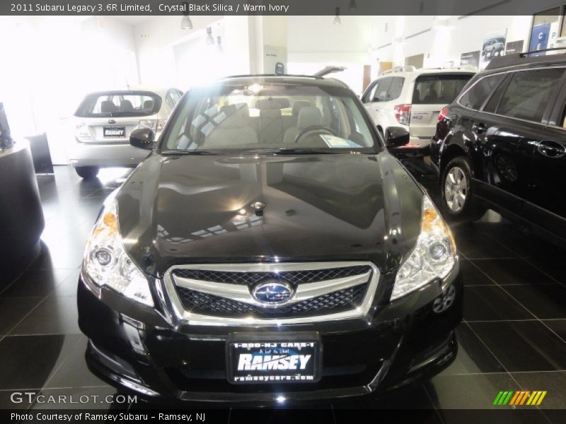 Crystal Black Silica / Warm Ivory 2011 Subaru Legacy 3.6R Limited