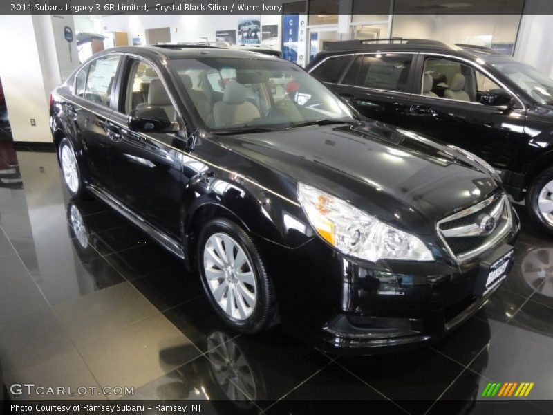 Crystal Black Silica / Warm Ivory 2011 Subaru Legacy 3.6R Limited