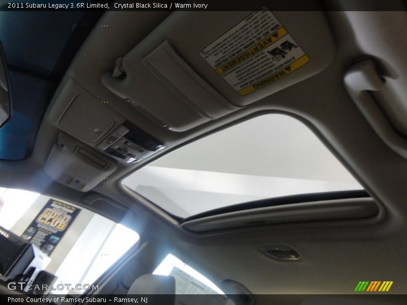 Crystal Black Silica / Warm Ivory 2011 Subaru Legacy 3.6R Limited