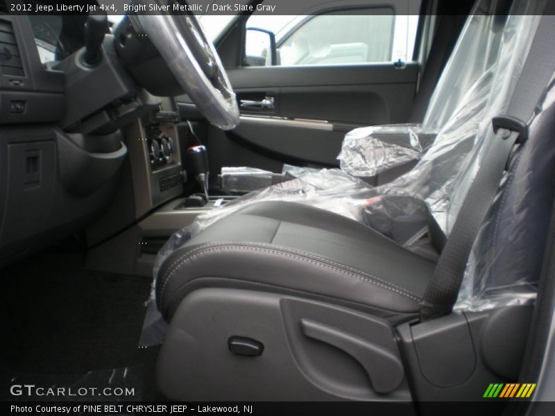 Bright Silver Metallic / Dark Slate Gray 2012 Jeep Liberty Jet 4x4