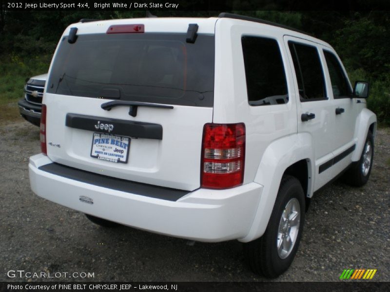 Bright White / Dark Slate Gray 2012 Jeep Liberty Sport 4x4