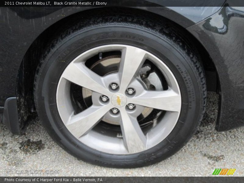 Black Granite Metallic / Ebony 2011 Chevrolet Malibu LT