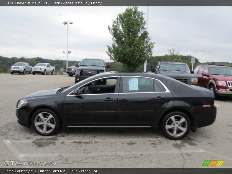 Black Granite Metallic / Ebony 2011 Chevrolet Malibu LT