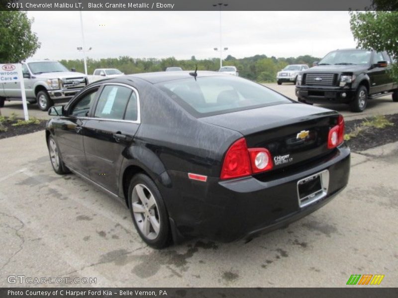 Black Granite Metallic / Ebony 2011 Chevrolet Malibu LT