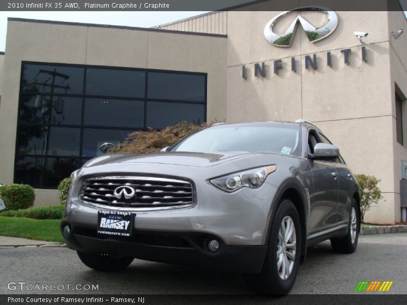 Platinum Graphite / Graphite 2010 Infiniti FX 35 AWD