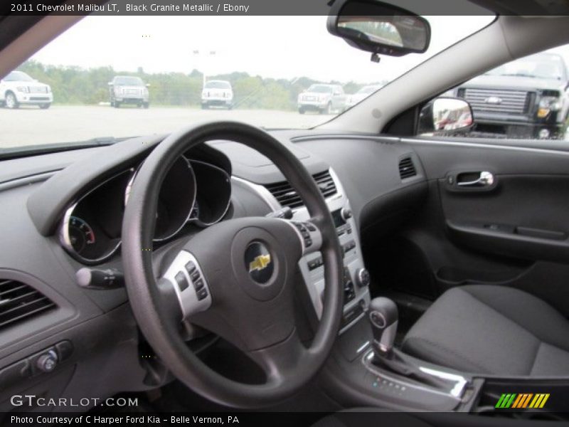 Black Granite Metallic / Ebony 2011 Chevrolet Malibu LT