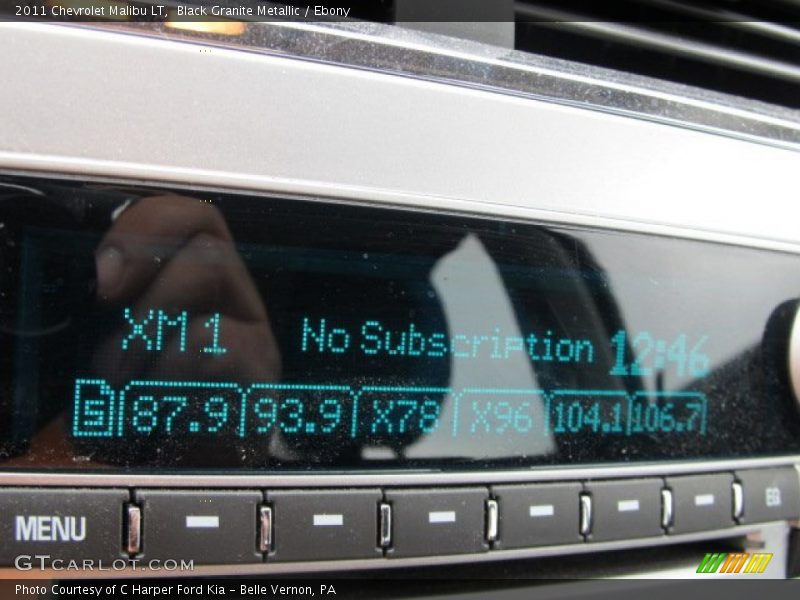 Black Granite Metallic / Ebony 2011 Chevrolet Malibu LT