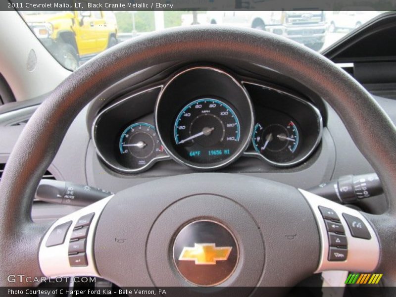 Black Granite Metallic / Ebony 2011 Chevrolet Malibu LT