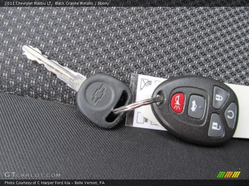 Black Granite Metallic / Ebony 2011 Chevrolet Malibu LT