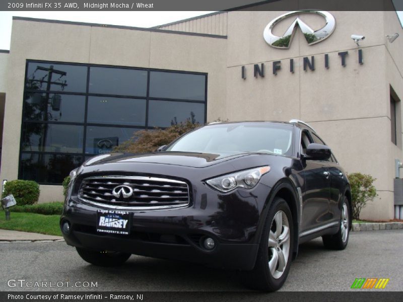 Midnight Mocha / Wheat 2009 Infiniti FX 35 AWD